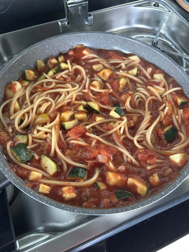 Cooking in a Camper