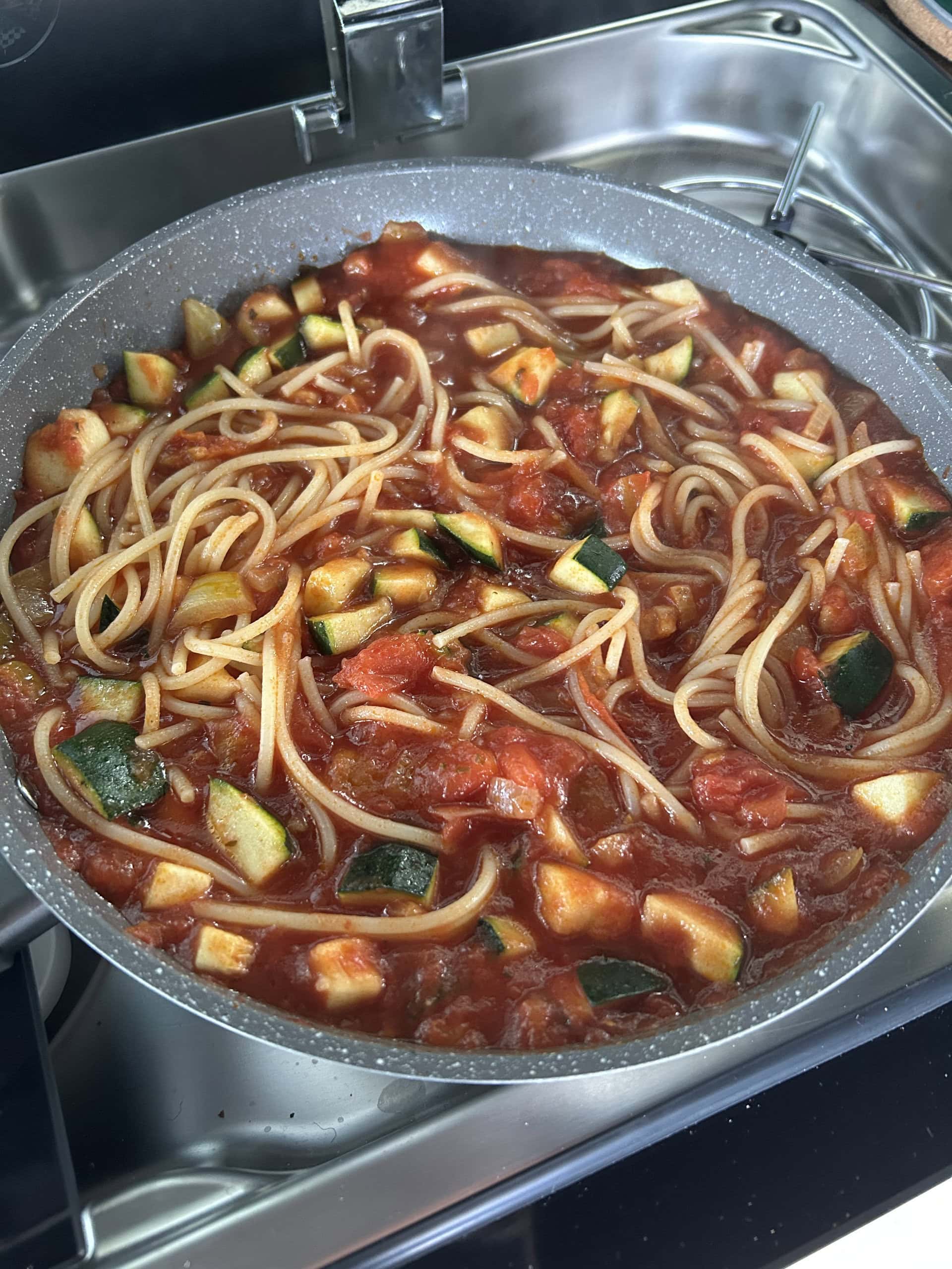 Cooking in a Camper
